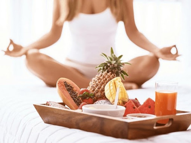 Chế độ ăn cho người tập yoga