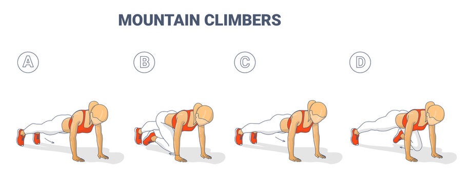 Hướng dẫn tập Mountain Climbers đúng cách