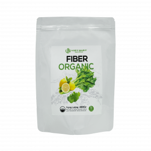 Fiber Organic được làm từ rau sấy lạnh giúp bổ sung chất xơ, detox cơ thể